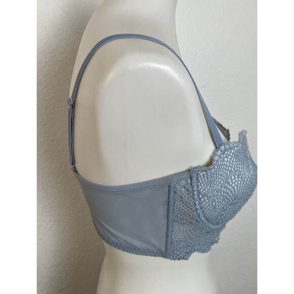 Adore Me Bra Margaritte Lingerie Push Up Balconette Lace - Picture 6 of 10